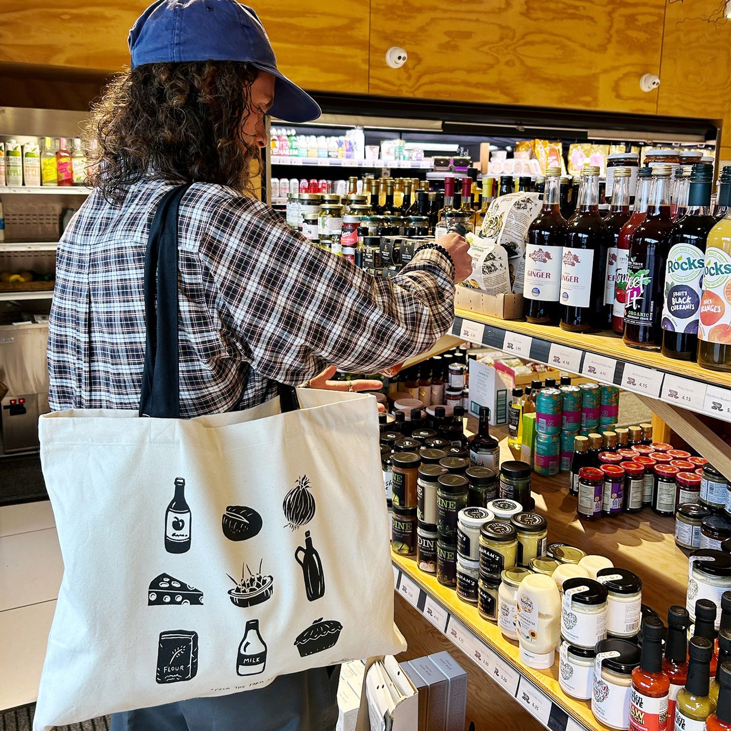 "From The Farm Shop" Tote Bag