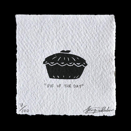 "PIE OF THE DAY" Miniature Print